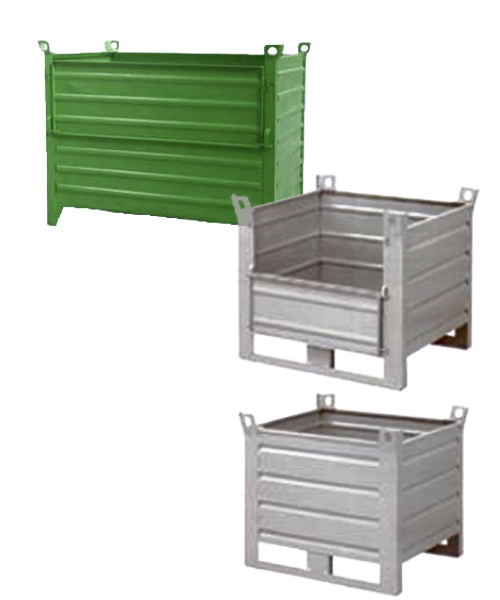 Pojemniki paletowe metalowe
