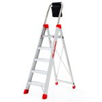 Profesjonalne drabiny rozstawne DOMUS – stopnie 13 cm