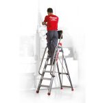 Profesjonalne drabiny rozstawne DOMUS – stopnie 13 cm