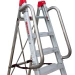 Profesjonalne drabiny rozstawne DOMUS – stopnie 13 cm