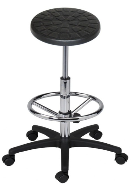 taboret wysoki na kołach